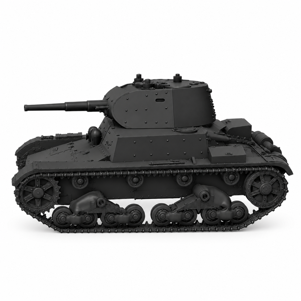 SSMODEL 1/72 1/144 Multi Scale T-26E Soviet light tank Resin Model Kit TSS0066