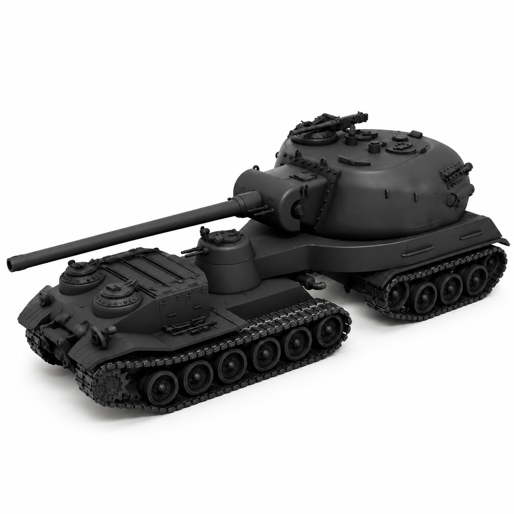 SSMODEL 1/72 1/144 Multi Scale Super Heavy Semi-trailer Tank Resin MODEL TSS0466