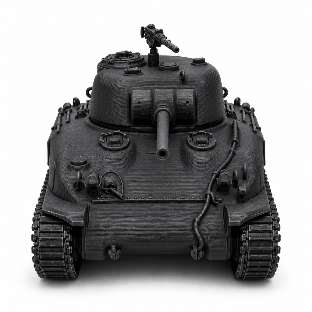 SSMODEL1/72 1/144 Multi-Scale M4A1 Sherman Late US Medium Tank MODEL KIT TSS0203