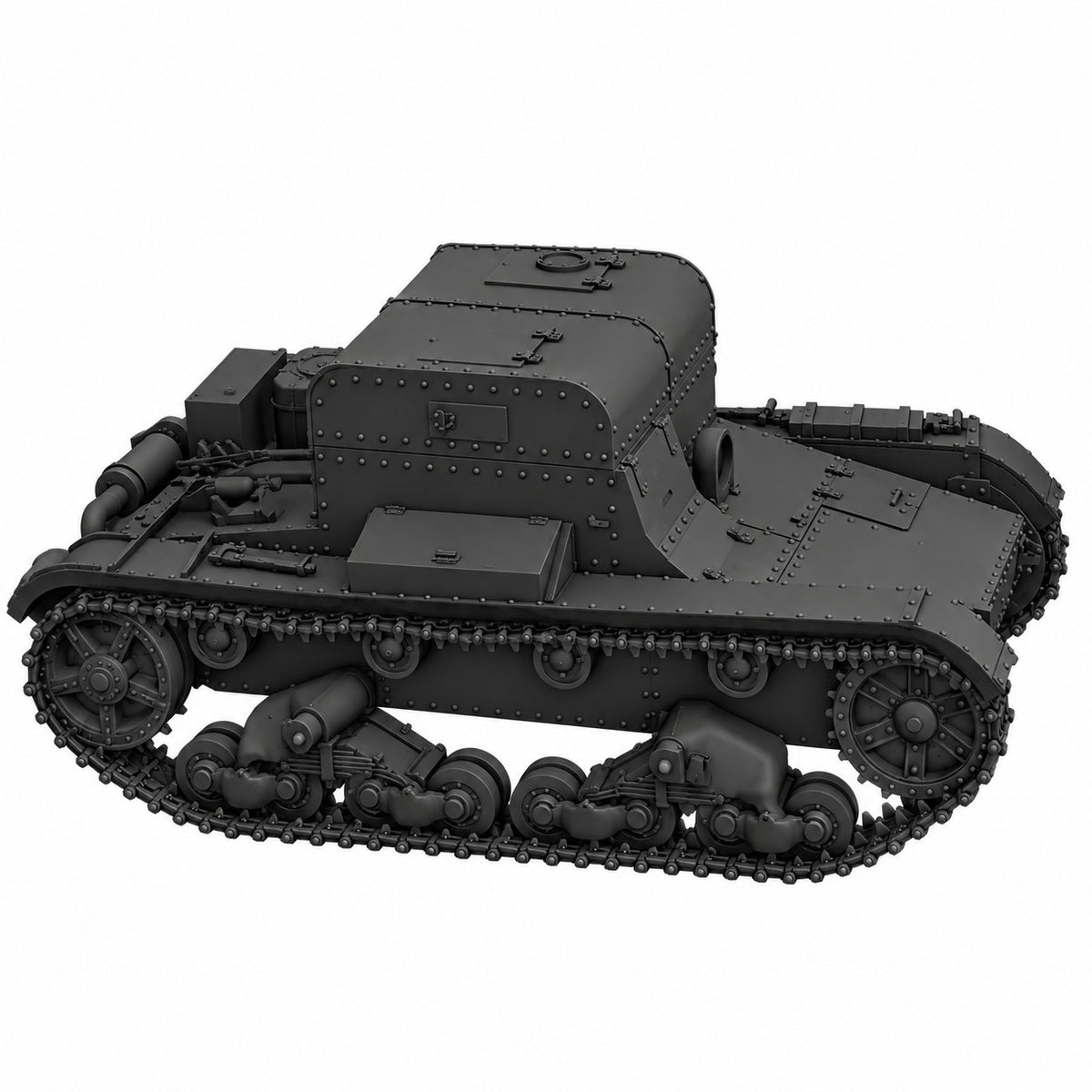 SSMODEL 1/72 1/144 Multi Scale T-26T tank Resin Model Kit TSS0079 — detail view 5