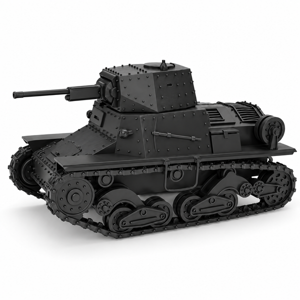 SSMODEL 1/72 1/144Multi Scale Carro Armato Leggero L6/40 Resin MODEL KIT TSS0781