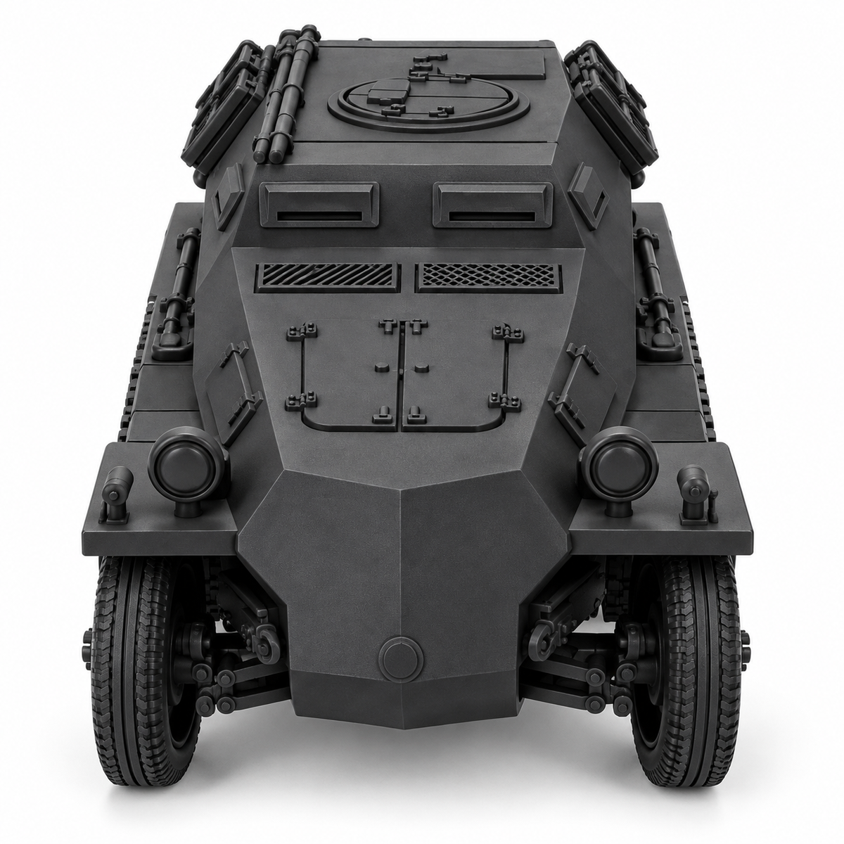 SSMODEL 1/72 1/144 Multi Scale Sd.Kfz.253 Observation Vehicle MODEL KIT TSS0939 — detail view 2