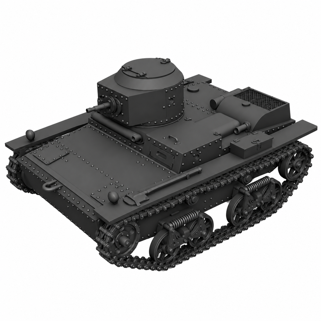 SSMODEL 1/72 1/144 Multi Scale T-38 Soviet Light Amphibious Tank MODEL TSS0015