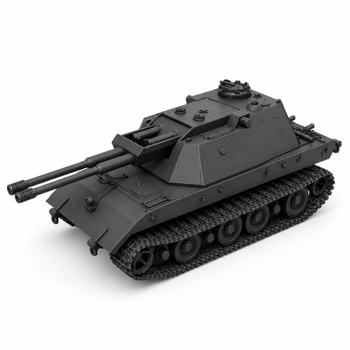 SSMODEL 1/72 1/144 Multi Scale Flakpanzer E-100 German heavy AAgun MODEL TSS0328 — detail view 8