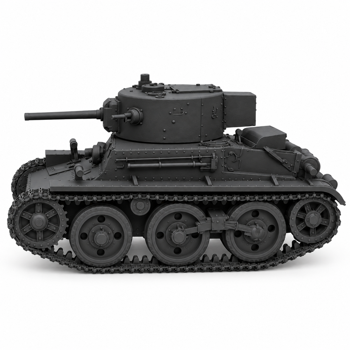 SSMODEL 1/72 1/144 Multi Scale KT-26 Soviet experimental light tank Kit TSS0056 — detail view 3