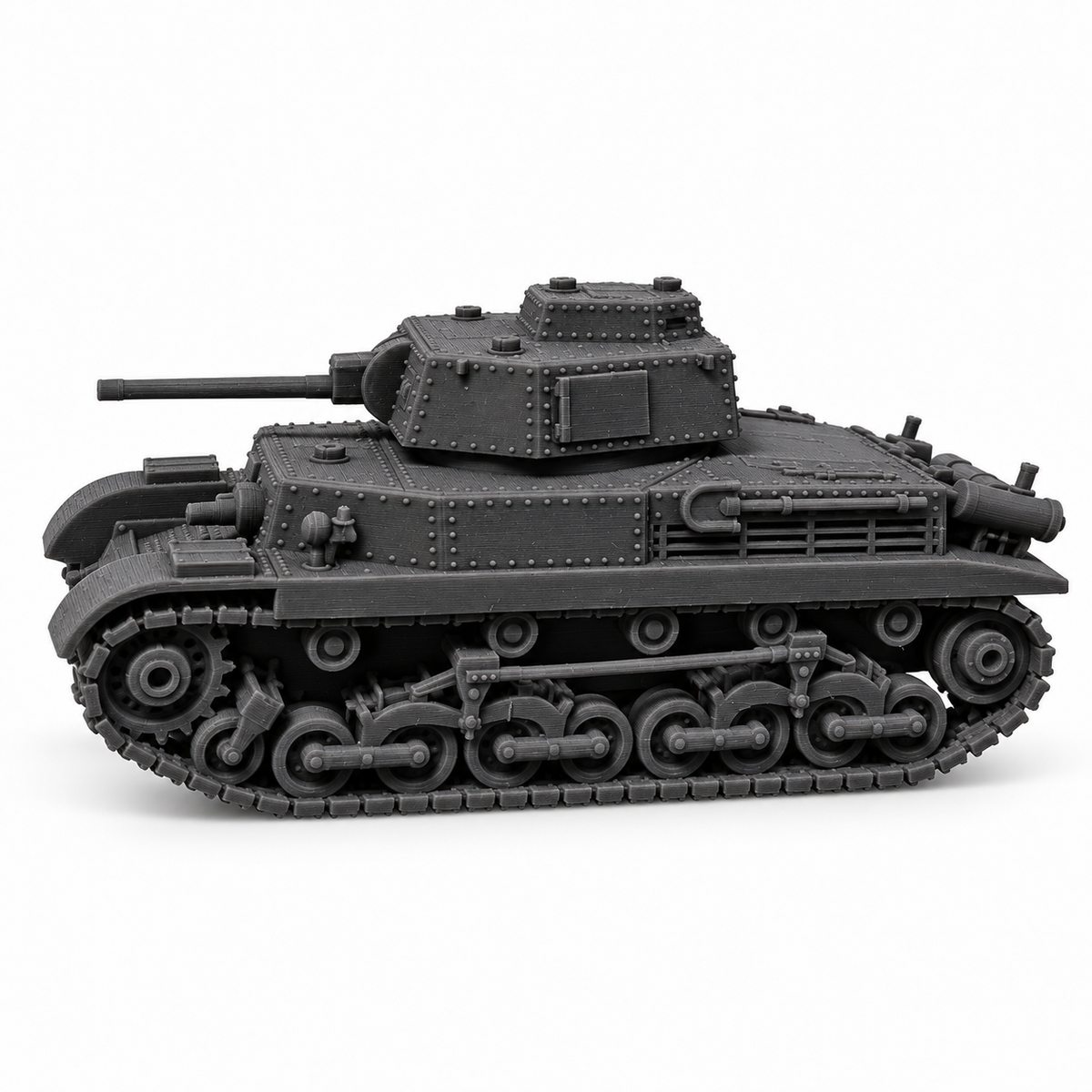 SSMODEL 1/72 1/144 Multi Scale 40M Turan I Tank Resin Model Kit TSS0742 — detail view 4