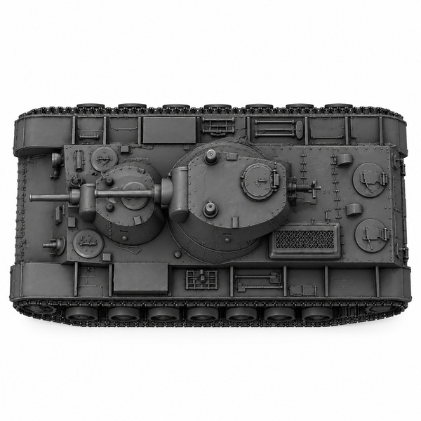 SSMODEL1/72 1/144 Multi Scale Soviet Union SMK tank Resin Model Kit TSS0557