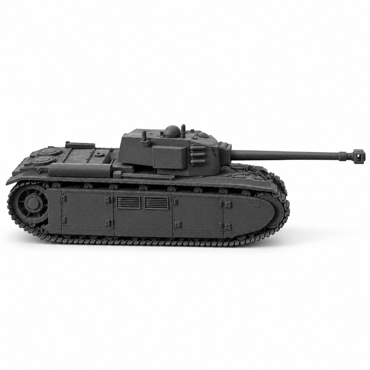 SSMODEL 1/72 1/144 FCM F44 French fictional superheavy tank MODEL kit TSS0472 — detail view 4