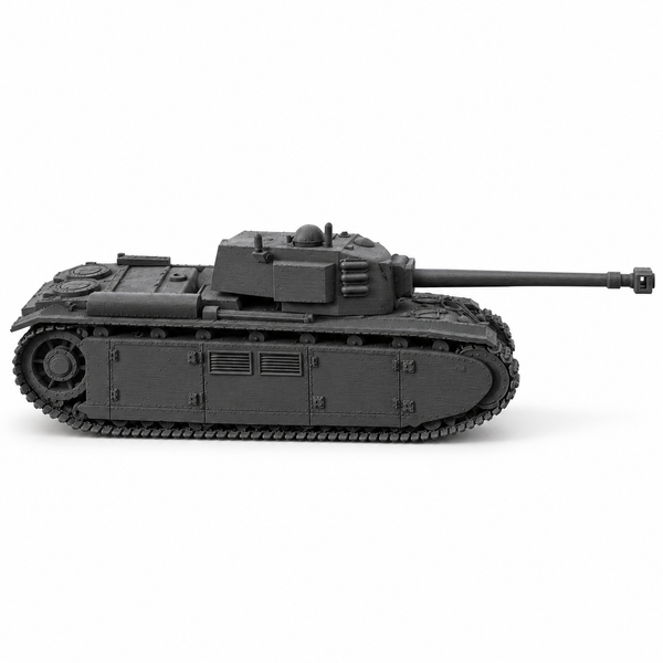 SSMODEL 1/72 1/144 FCM F44 French fictional superheavy tank MODEL kit TSS0472