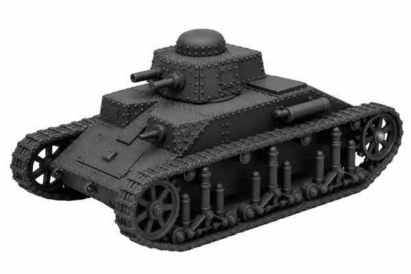 SSMODEL 1/72 1/144  T-19 Experimental Interwar Light Tank MODEL kit TSS0006