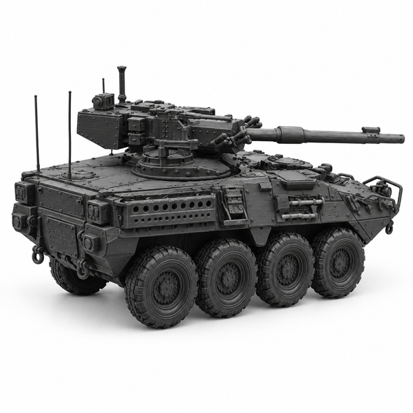 SSMODEL 1/72 1/144 Multi Scale M1128 Stryker US Tank Resin Model Kit TSS0724