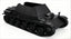 SSMODEL 1/72 1/144 Multi Scale Straussler V-4 tank Resin Model Kit TSS0252