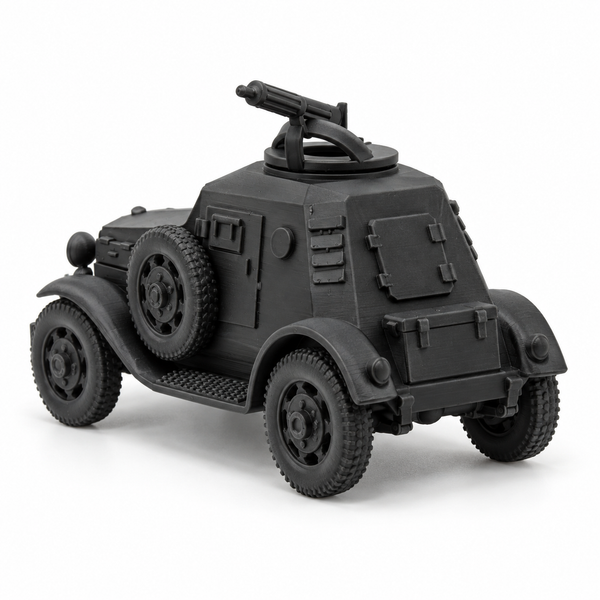 SSMODEL 1/72 1/144 Multi-Scale WWII Soviet D-12 Armored Car Resin Model TSS1234