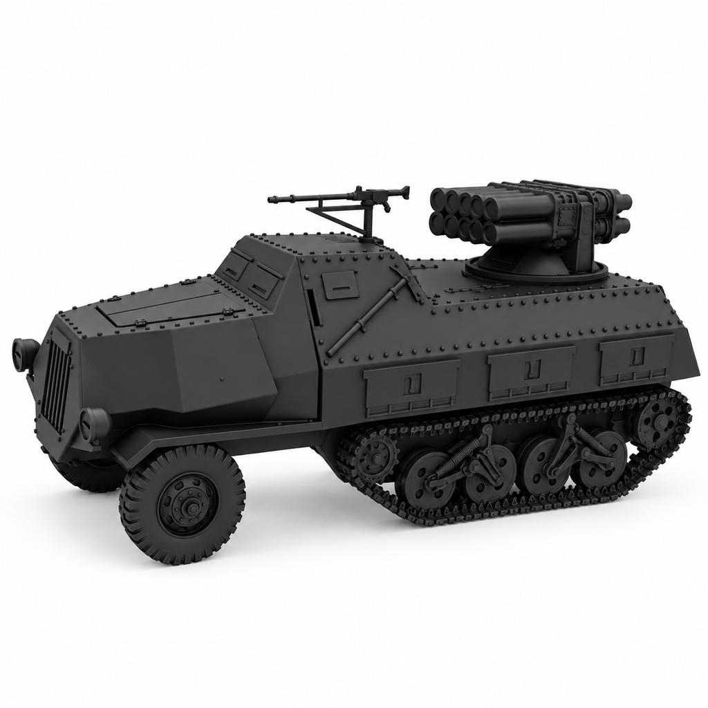 SSMODEL 1/72 1/144 Multi Scale 15cm Panzerwerfer 42 Sd.Kfz.4/1 MODEL TSS1434