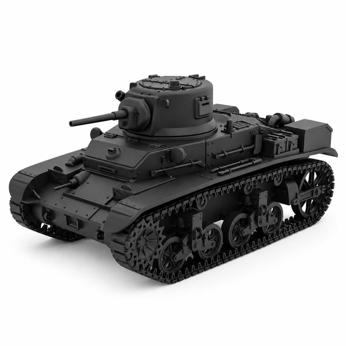 SSMODEL 1/72 1/144 WWII British Matilda II Mk.IV ZiS-5 76mm Resin Model TSS0894 — detail view 18