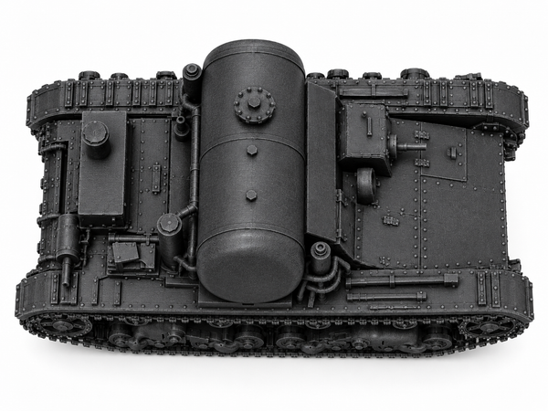 SSMODEL 1/72 1/144 Multi Scale TR-26Ts T-26 Fuel tank Resin Model Kit TSS0077