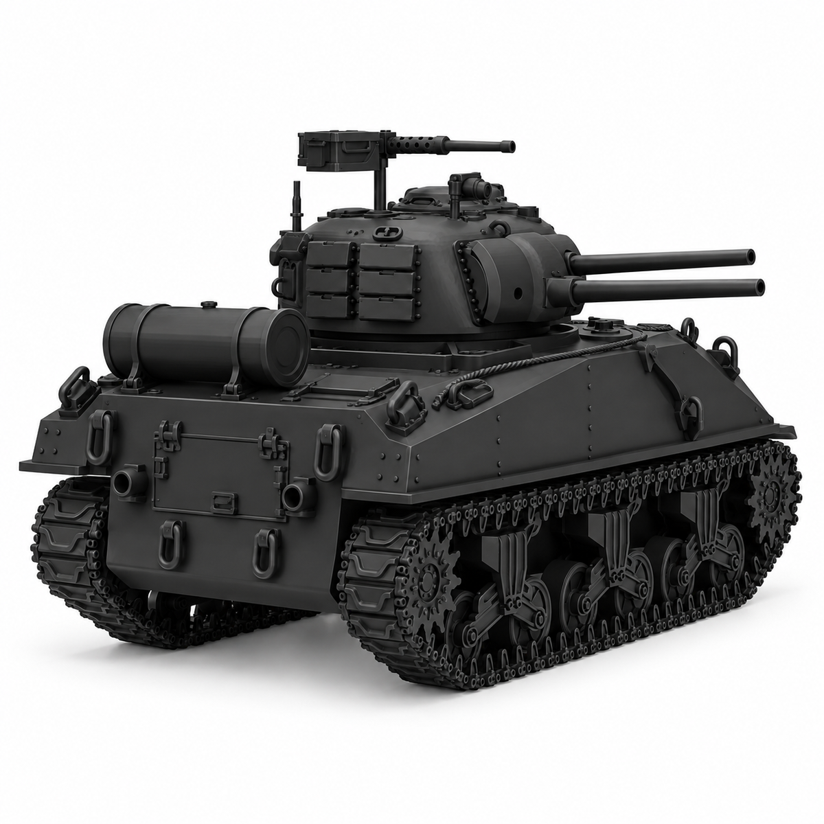 SSMODEL 1/72 1/144 Multi Scale M4A3R3 Sherman Zippo US WW2 Tank MODEL TSS0695 — detail view 5