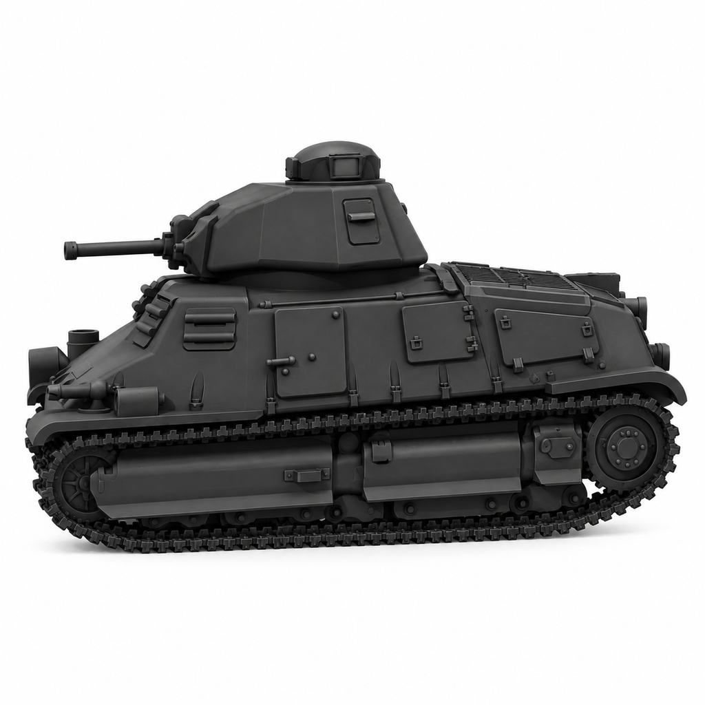 SSMODEL 1/72 1/144 Multi Scale Cavalry Tank Somua S35 France Resin MODEL TSS0956