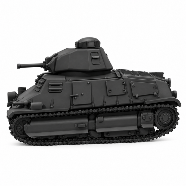 SSMODEL 1/72 1/144 Multi Scale Cavalry Tank Somua S35 France Resin MODEL TSS0956