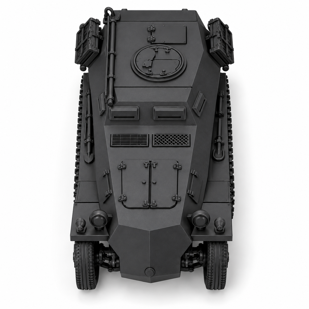 SSMODEL 1/72 1/144 Multi Scale Sd.Kfz.253 Observation Vehicle MODEL KIT TSS0939 — detail view 5