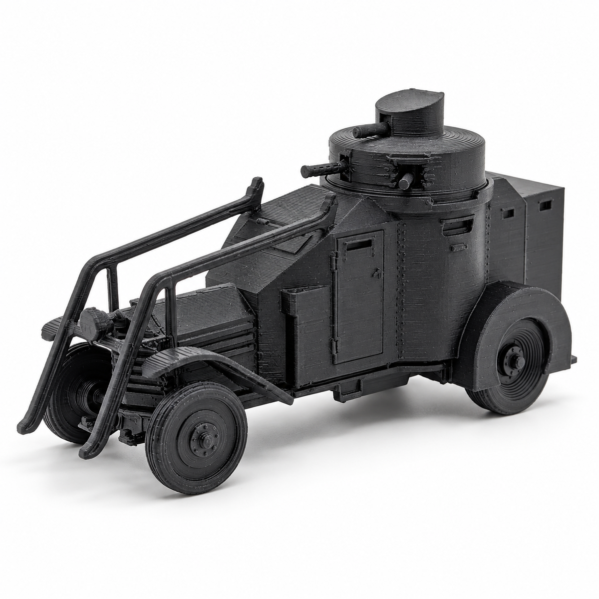 SSMODEL 1/72 1/144 1ZM Armored Car WW1 Spanish Civil War Resin Model Kit TSS1274 — scale model kit