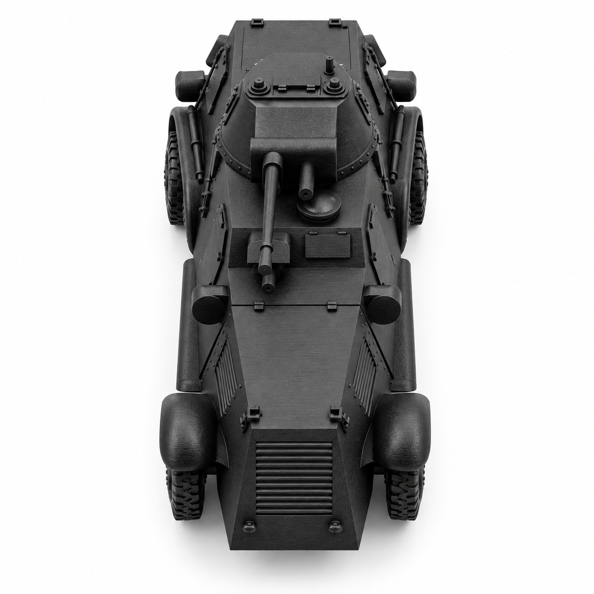 SSMODEL 1/72 1/144 Multi-Scale WWII Swedish L-181 Armored Car Model Kit TSS1276 — detail view 5