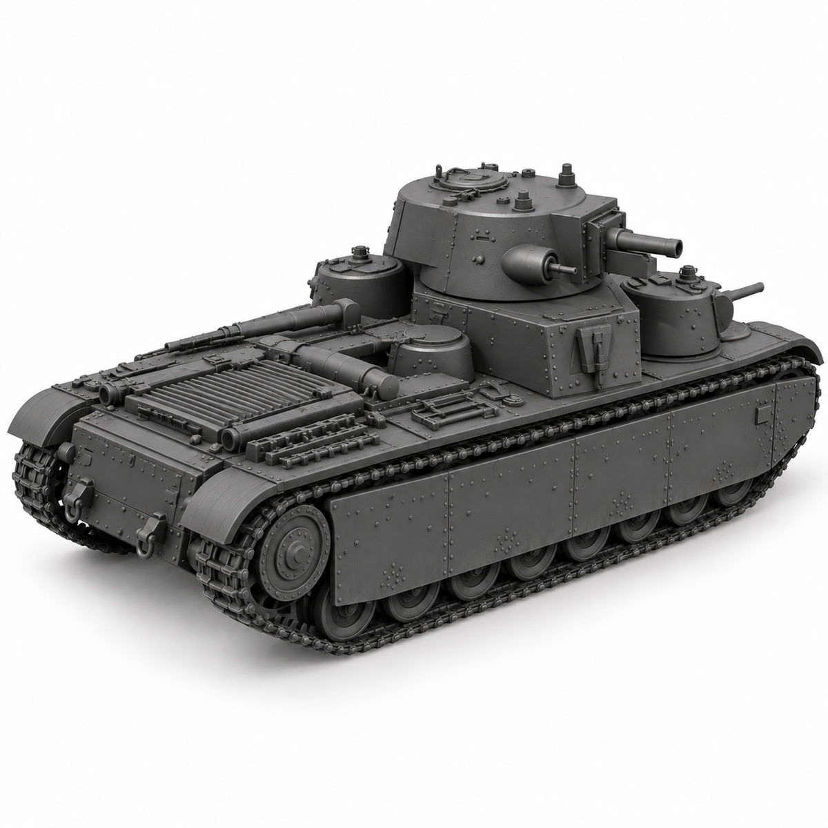 SSMODEL 1/72 1/144 Multi Scale  T-35 mod 1939 Resin MODEL kit TSS0558 — detail view 4