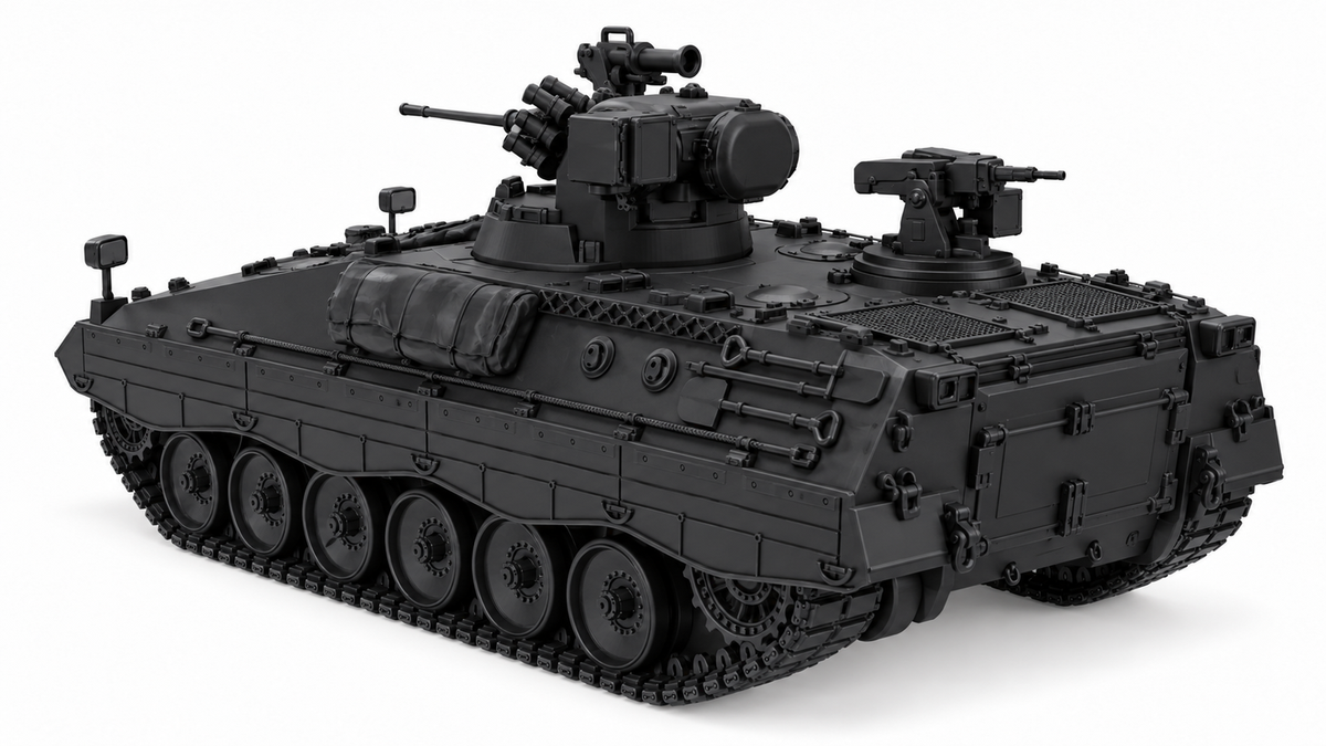 SSMODEL 1/72 1/144 Multi Scale Marder 1A1 Germany Cold war Tank MODEL TSS0672 — detail view 4