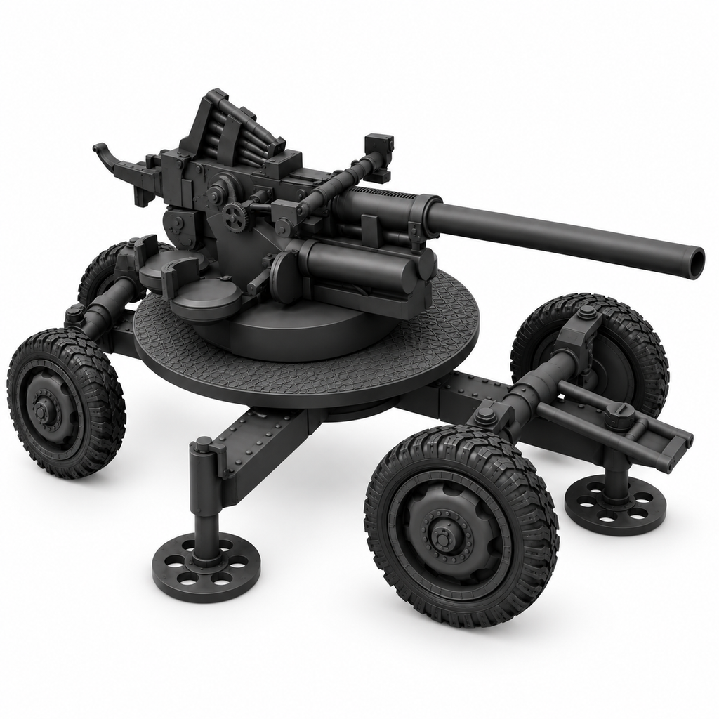 SSMODEL1/72 1/144 Multi ScaleHungarian Bofors 40mm Tank Resin Model Kit TSS0553