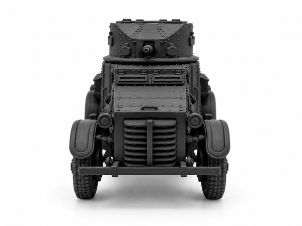 SSMODEL 1/72 1/144  WWII French AMD 50 Armoured Car Resin Model Kit TSS1221