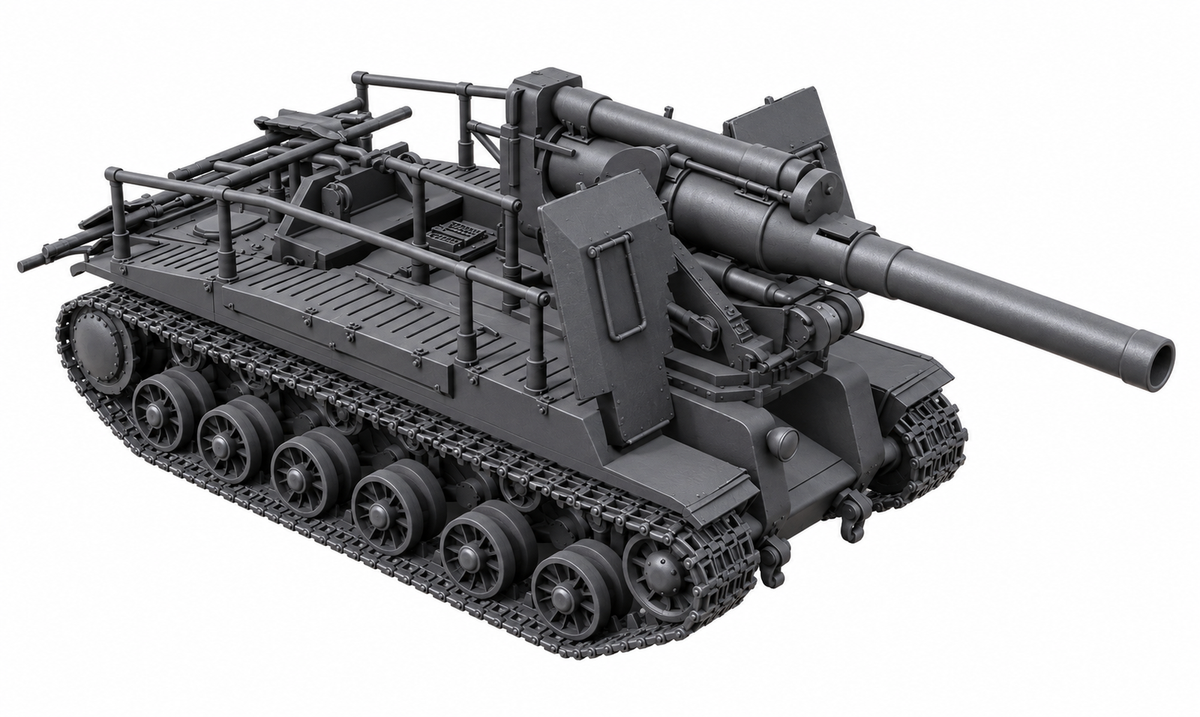 SSMODEL 1/72 1/144 Multi Scale S-51 Soviet experimental heavy tank MODEL TSS0115 — detail view 6