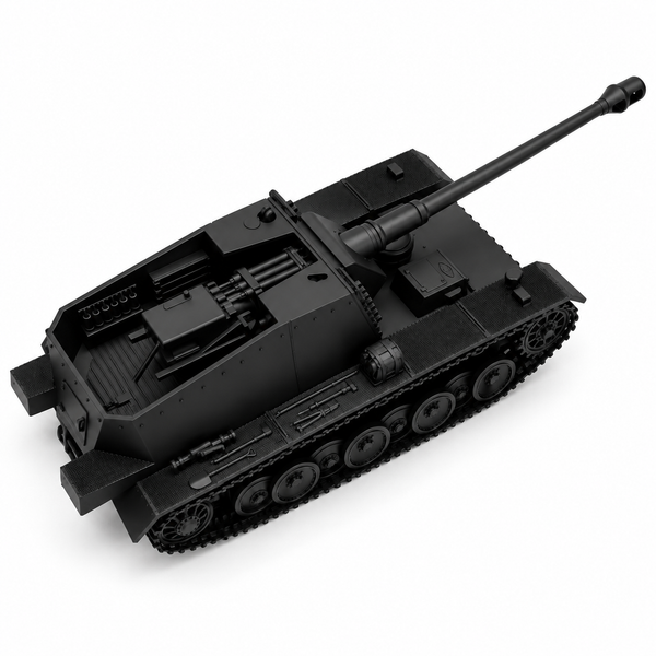 SSMODEL 1/72 1/144 Sturer Emil -12.8cm K L/61 Sfl. auf VK 30.01H MODEL TSS1357