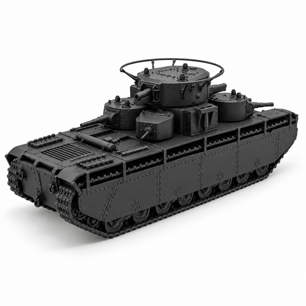 SSMODEL 1/72 1/144 WWII Soviet T-35A Heavy Tank Multi-Turret Resin Model TSS1249