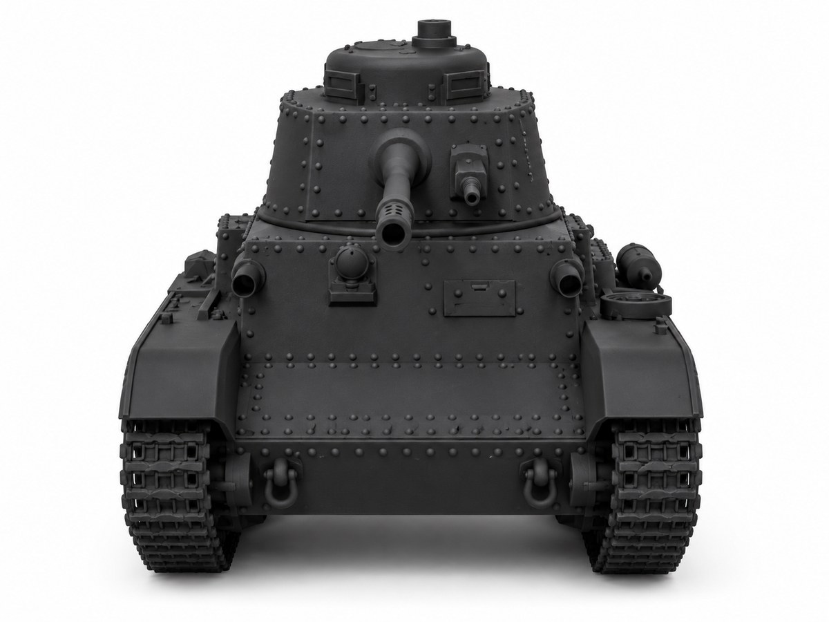 SSMODEL 1/72 1/144 Multi Scale S-I SPO tank Resin Model Kit TSS0277 — detail view 4