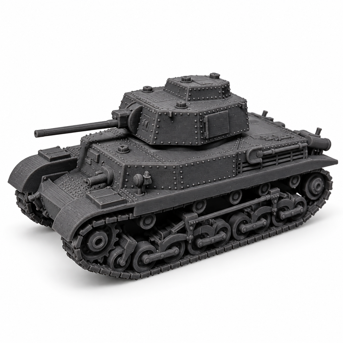 SSMODEL 1/72 1/144 Multi Scale 40M Turan I Tank Resin Model Kit TSS0742 — detail view 7