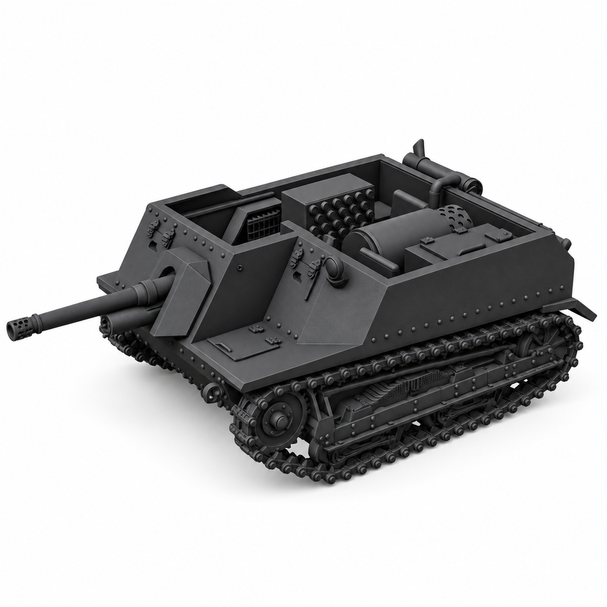 SSMODEL 1/72 1/144 Multi Scale TKS-D Tank Resin MODEL kit TSS0305 — detail view 6