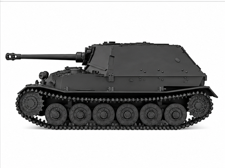 SSMODEL 1/72 1/144 Panzerjager Tiger P 8.8cm PaK 43/2 Tank MODEL kit TSS1335