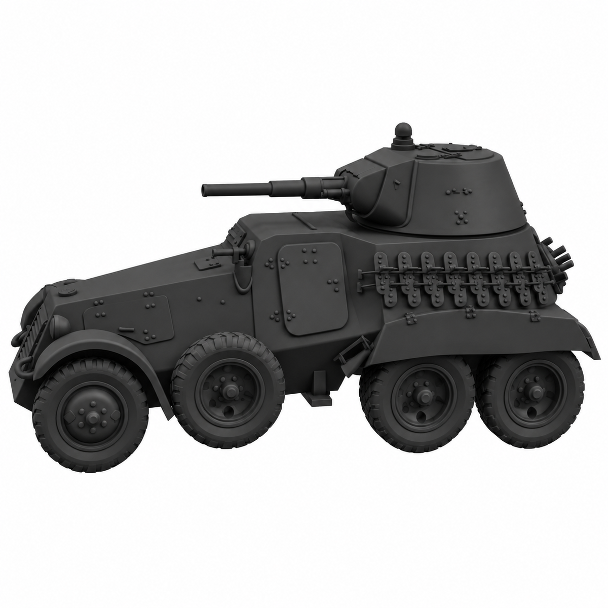 SSMODEL 1/72 1/144 Multi Scale BA-11 Tank Resin MODEL kit TSS0035 — detail view 17