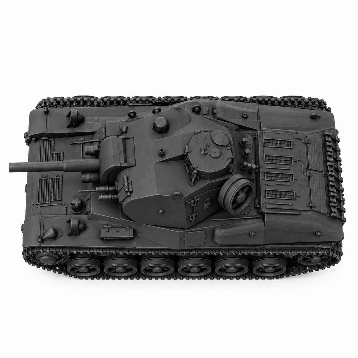 SSMODEL 1/72 1/144 Stridsvagn m42 Strv m42 Swedish medium tank Model Kit TSS0270 — detail view 5