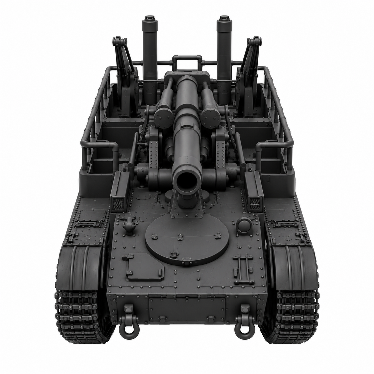 SSMODEL 1/72 1/144 Multi Scale SU-14-1 Tank Resin MODEL kit TSS0042 — detail view 4