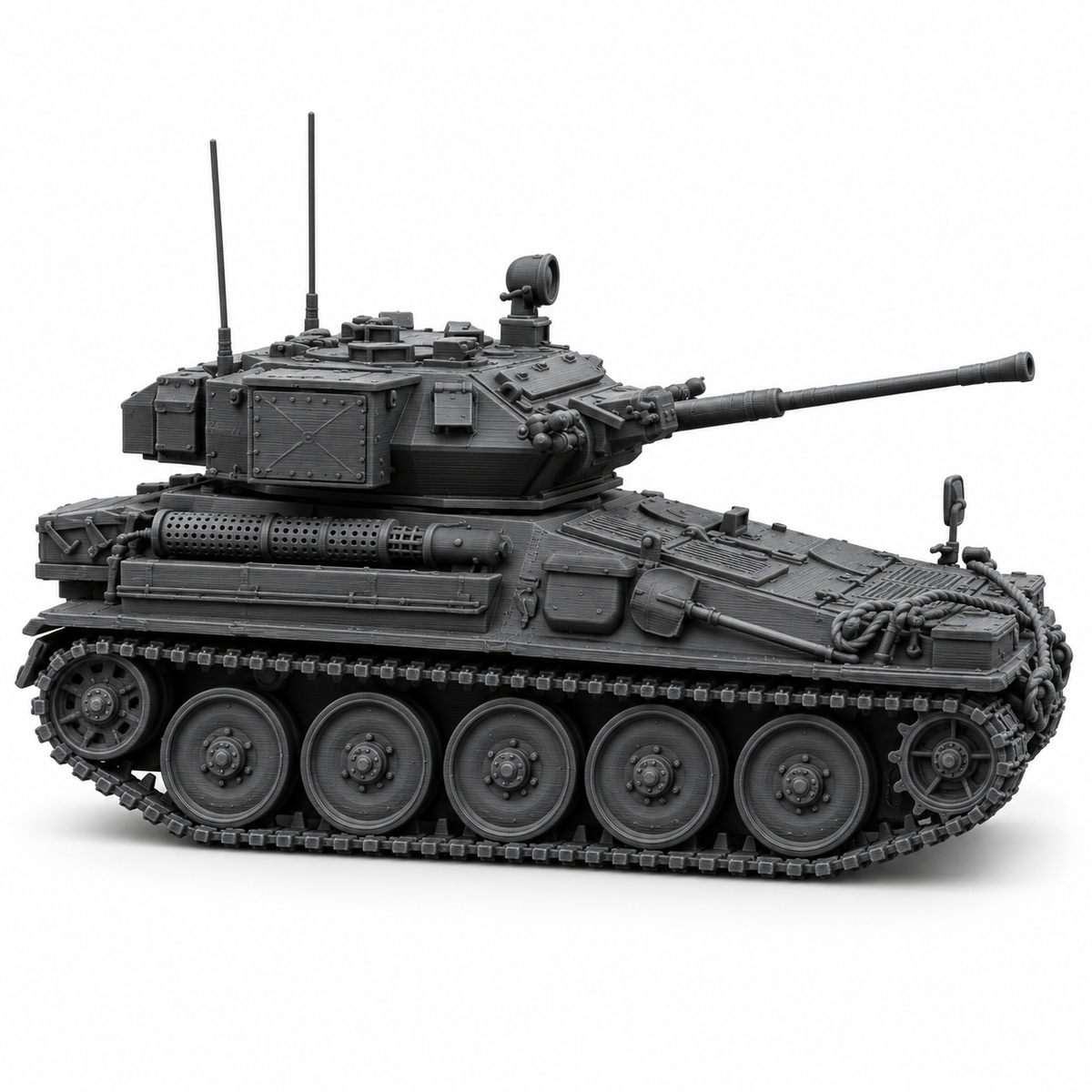 SSMODEL 1/72 1/144 Multi Scale Scimitar FV-107 CVR T UK Tank Resin Model TSS0717 — detail view 3