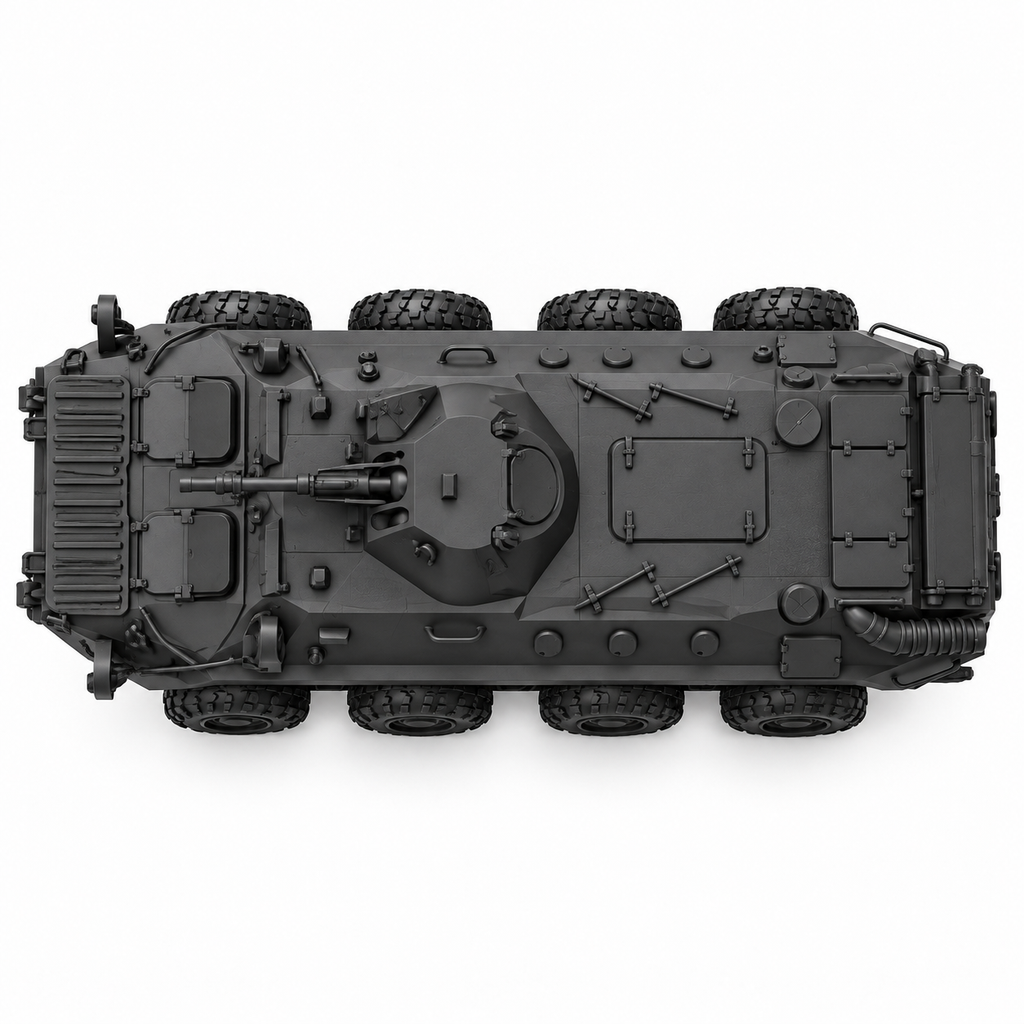 SSMODEL 1/72 1/144 Multi Scale BTR-70 USSR Cold War Tank Resin MODEL TSS0648