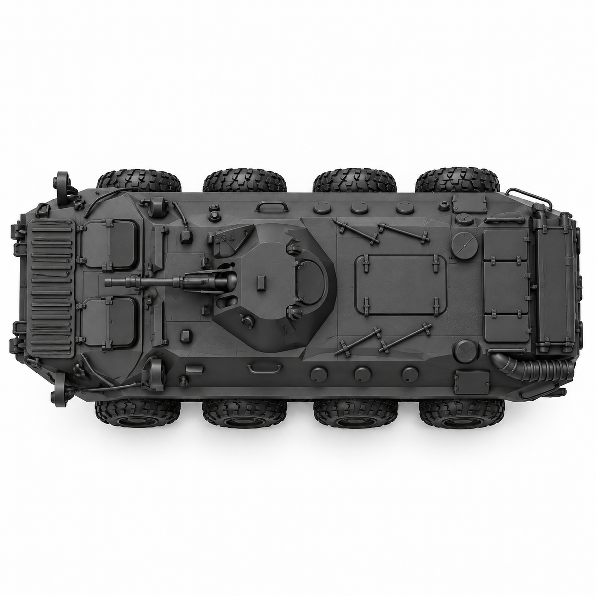 SSMODEL 1/72 1/144 Multi Scale BTR-70 USSR Cold War Tank Resin MODEL TSS0648 — detail view 4