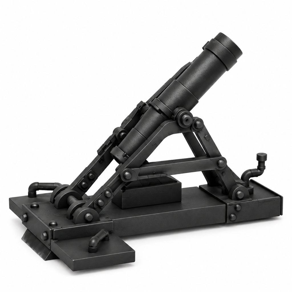 SSMODEL 1/72 1/144 Multi Scale 9cm G.R. Mortar Resin Scale Model Kit TSS0428