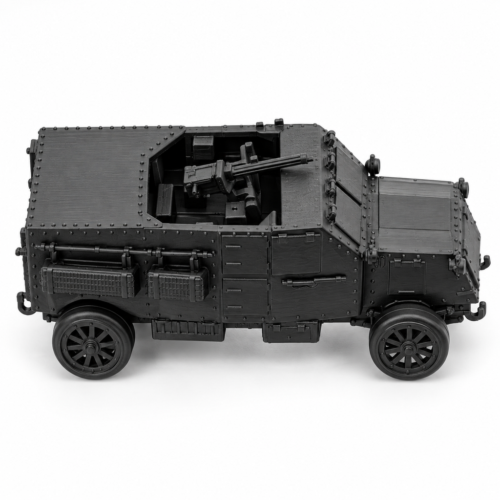 SSMODEL 1/72 1/144 Multi-Scale WW1 British Empire Armoured Car Model Kit TSS1202