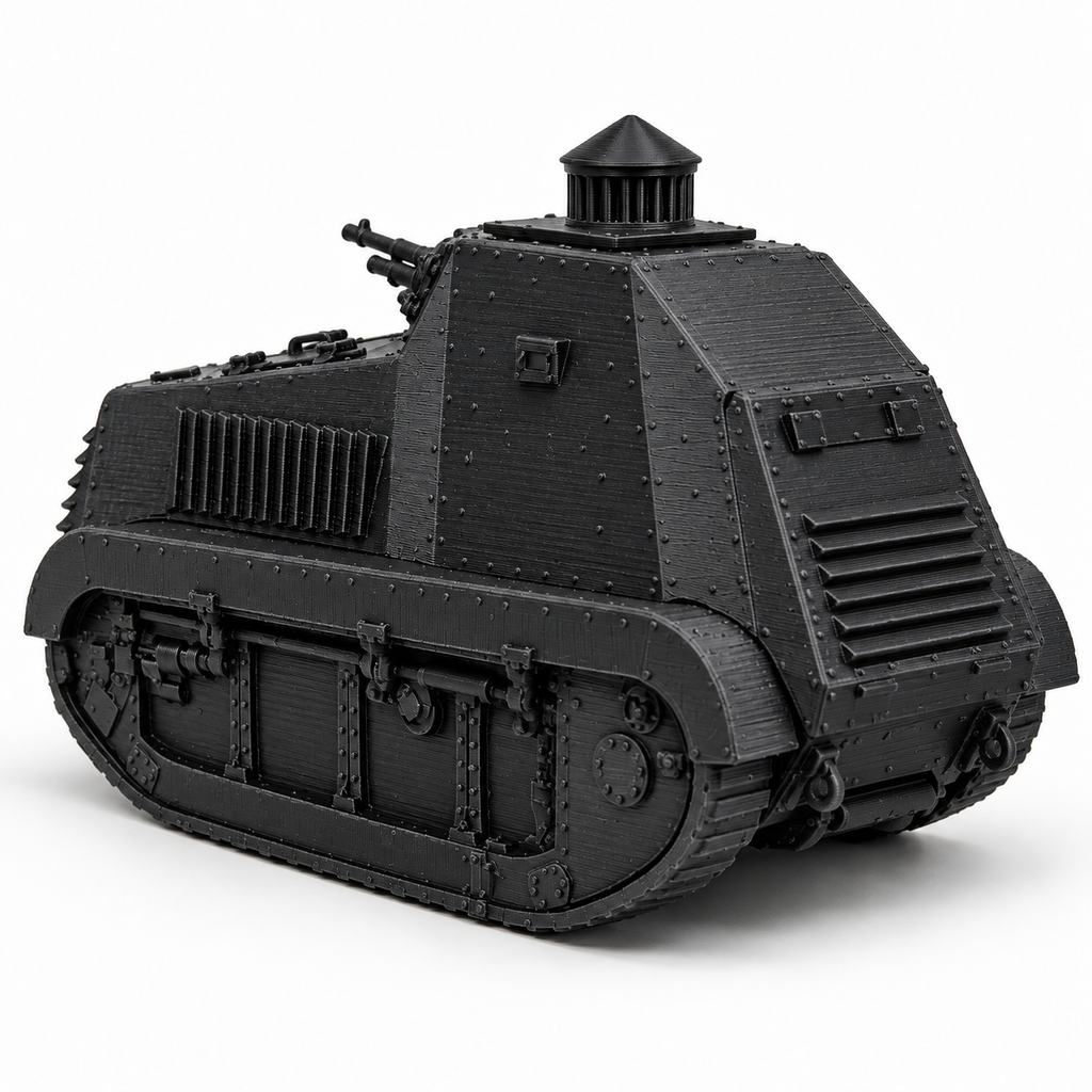 SSMODEL 1/72 1/144 Multi-Scale Spanish Civil War Landesa Tractor Model TSS1013