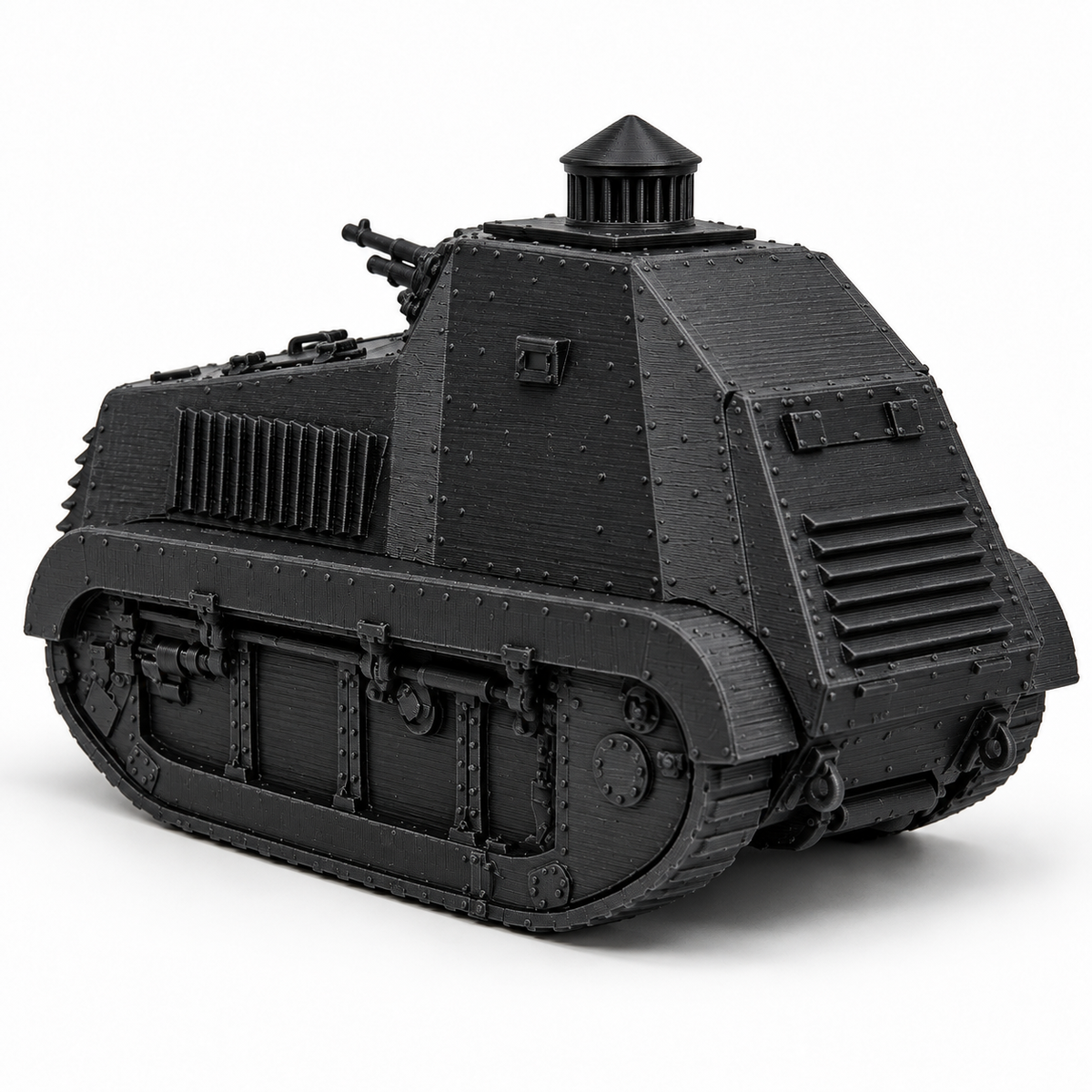 SSMODEL 1/72 1/144 Multi-Scale Spanish Civil War Landesa Tractor Model TSS1013 — detail view 2