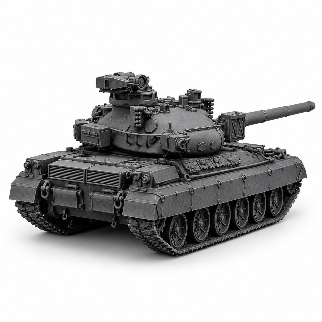 SSMODEL 1/72 1/144 Multi Scale AMX-30B2 Tank Resin Model Kit TSS0708