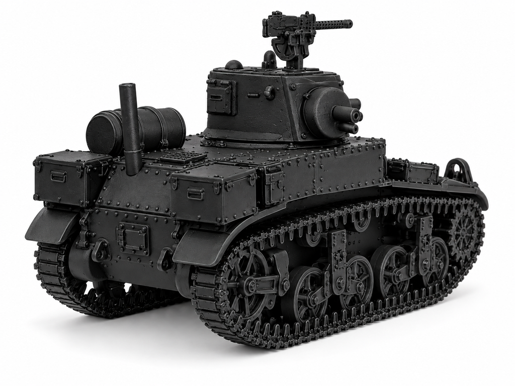 SSMODEL 1/72 1/144  M3A1 Stuart Satan flamethrower US Tank MODEL kit TSS1131