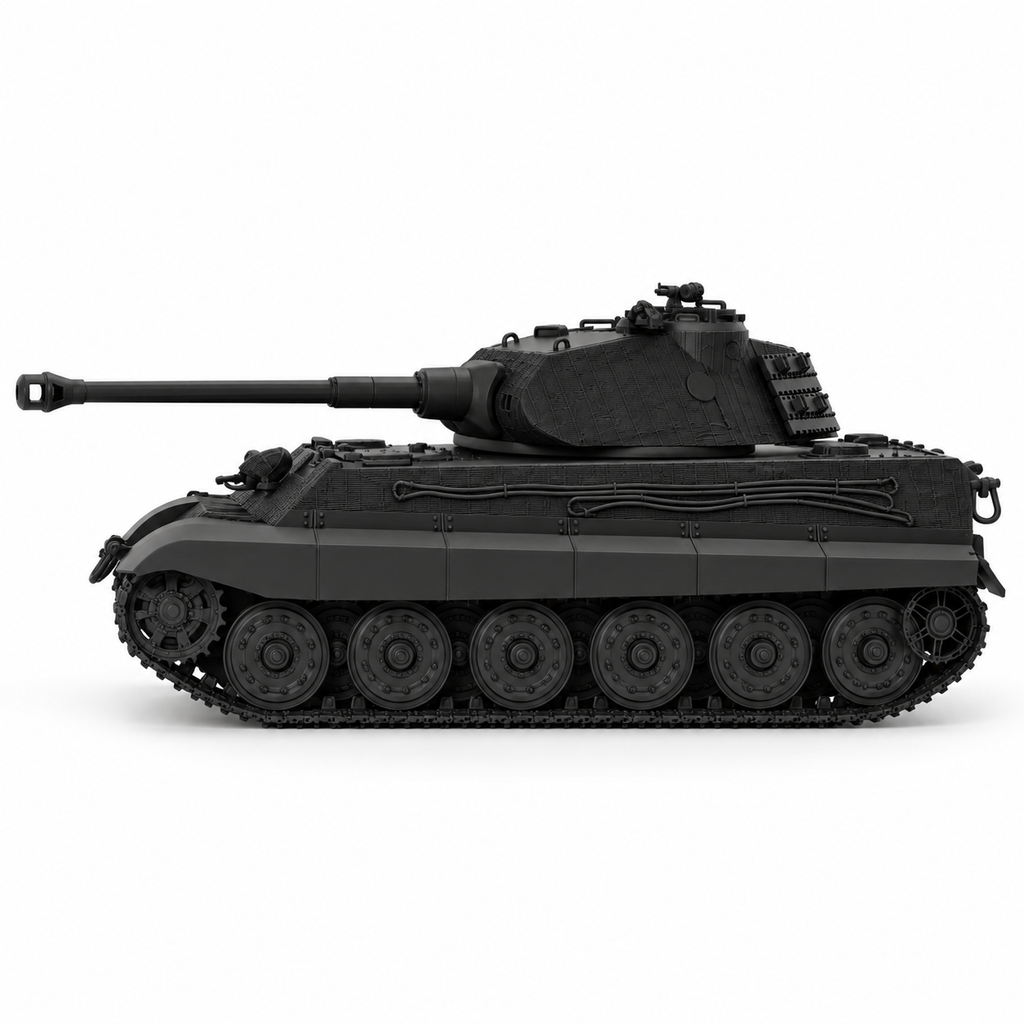 SSMODEL 1/72 1/144 Tiger II Ausf.B Zimmerit P turret Resin MODEL KIT TSS0989